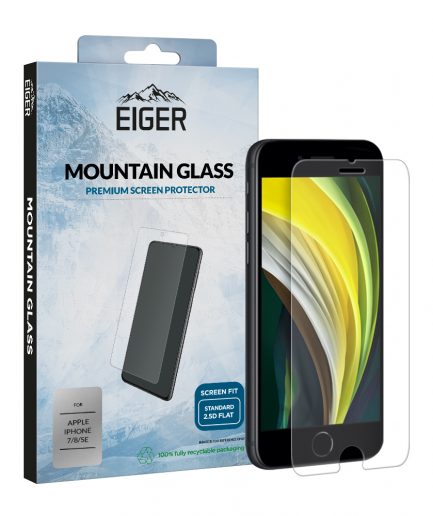 Eiger Mountain Glass Screen Protector 2.5D for Apple iPhone 7 / 8 / SE in Clear