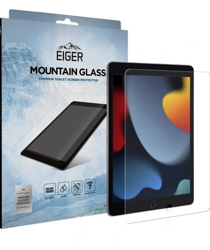 Eiger Mountain Glass Tablet 2.5D Screen Protector for Apple iPad 10.2 (9th Gen) in Clear / Transparent