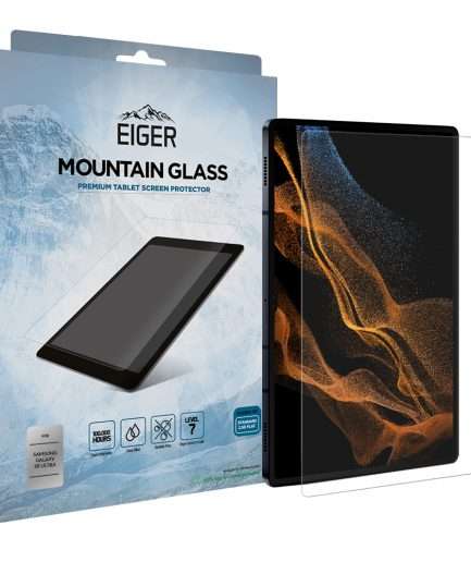 Eiger Mountain Glass Tablet 2.5D Screen Protector for Samsung Tab S8 Ultra in Clear