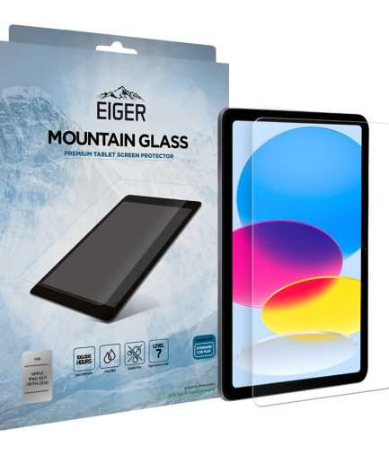 Eiger Mountain Glass Tablet 2.5D Screen Protector for Apple iPad 10.9 (10th Gen) in Clear / Transparent