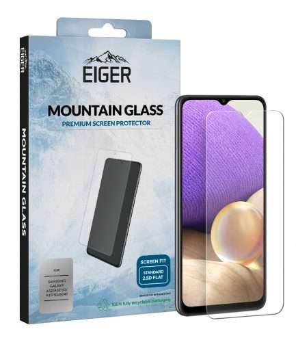 Eiger Mountain Glass 2.5D Screen Protector for Samsung Galaxy A32 5G / A13 5G / A04s / A04 in Clear